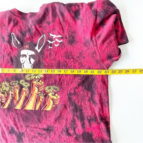 Gov't Mule Kinder Revolution 2008 Tour Red Tie Dye Men's T Shirt XL Anvil - Picture 5 of 6
